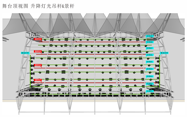 鎮(zhèn)巴民歌廣場(chǎng)戶外舞臺(tái)燈光、音響工程項(xiàng)目